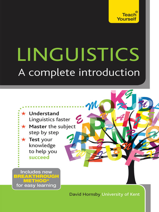 Upplýsingar um Linguistics - A Complete Introduction: Teach Yourself eftir David Hornsby - Biðlisti